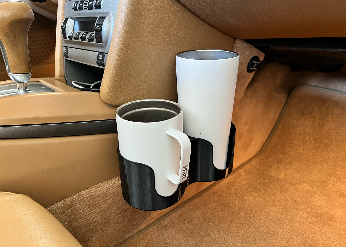 Cup Holder for Porsche 911 / 997 / 987 Boxster and Cayman (Black)