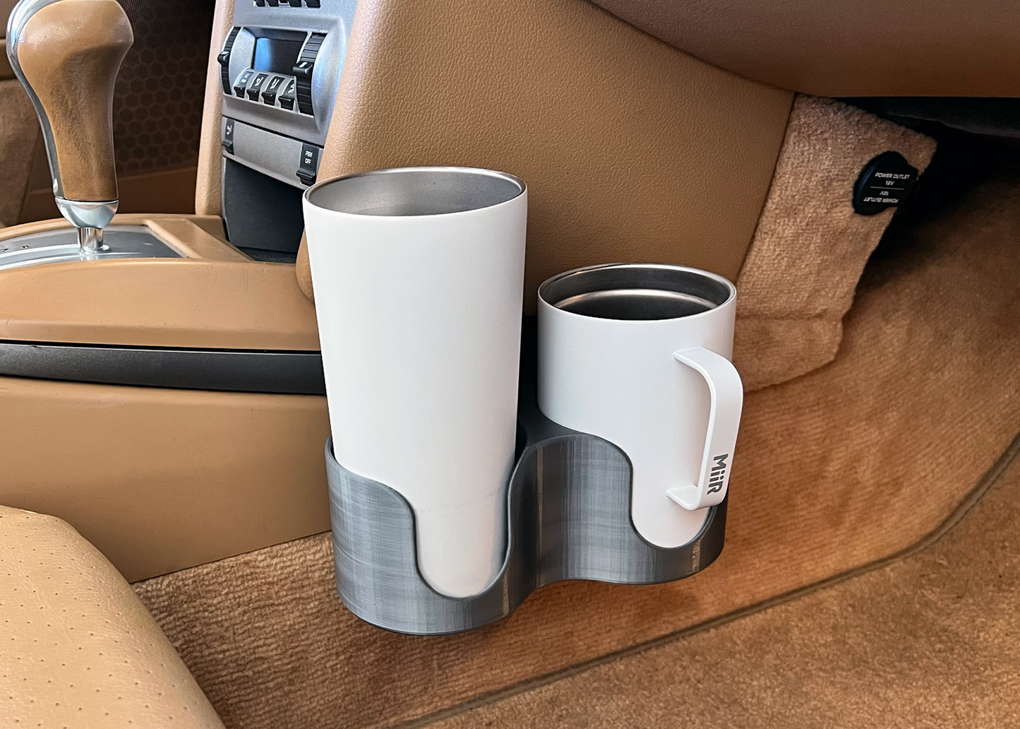 Cup Holder for Porsche 911 / 997 / 987 Boxster and Cayman (Gray)